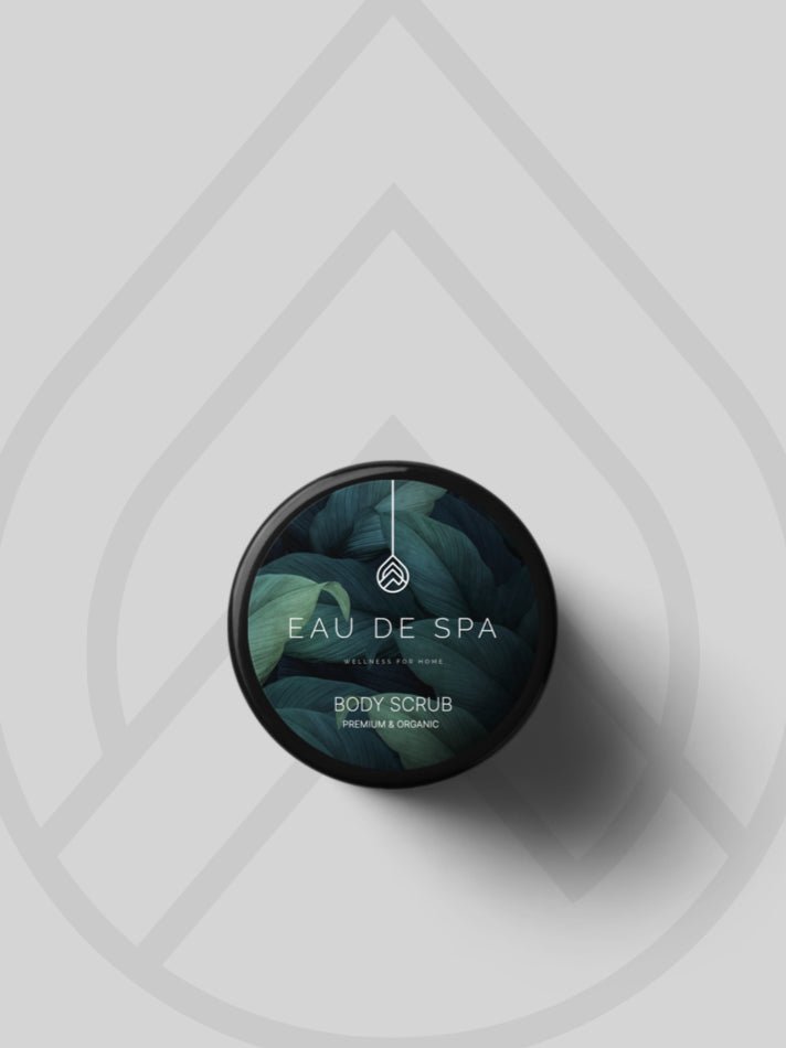 Eau de Spa Body Scrub product jar